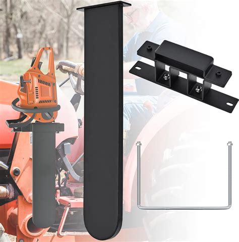 skid steer chainsaw carrier|Universal Chainsaw Carrier Kit for Tractors, 20 Inch Black.